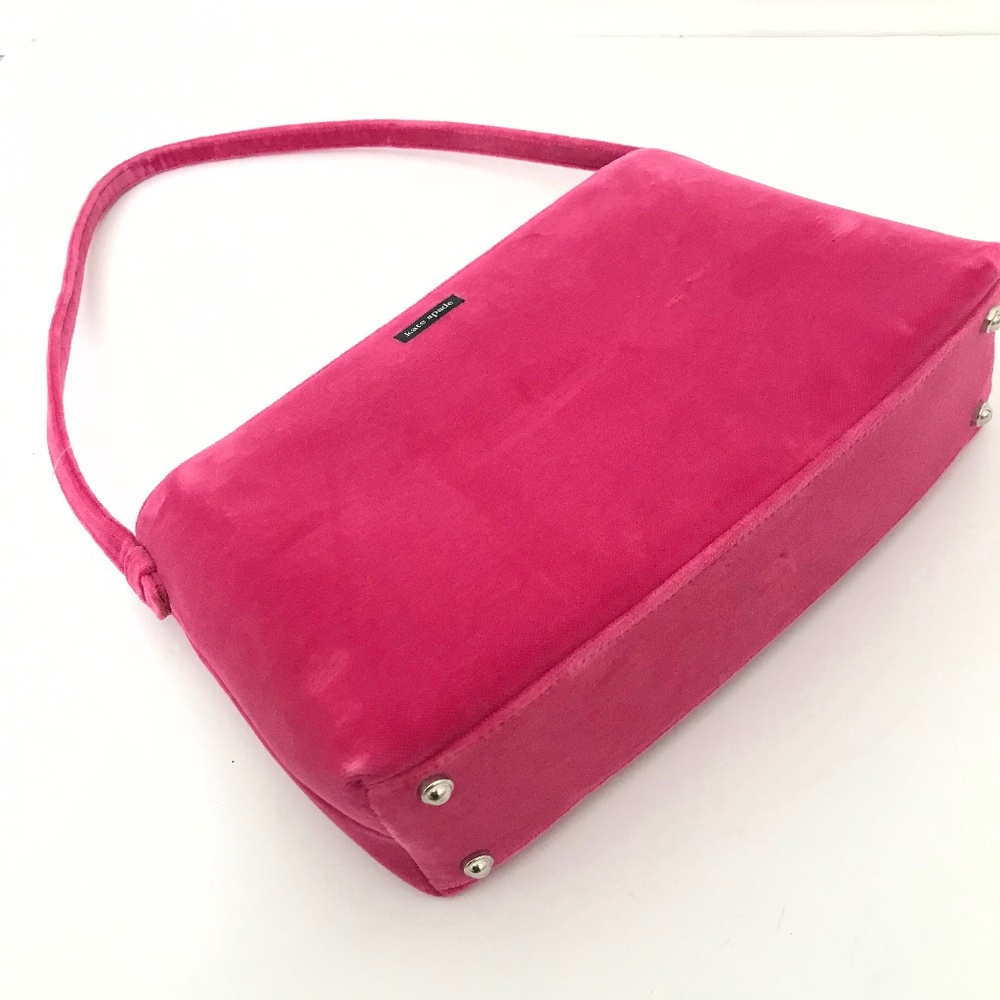 NWOT Vintage kate spade Velvet Purse Pink - Picture 3 of 6